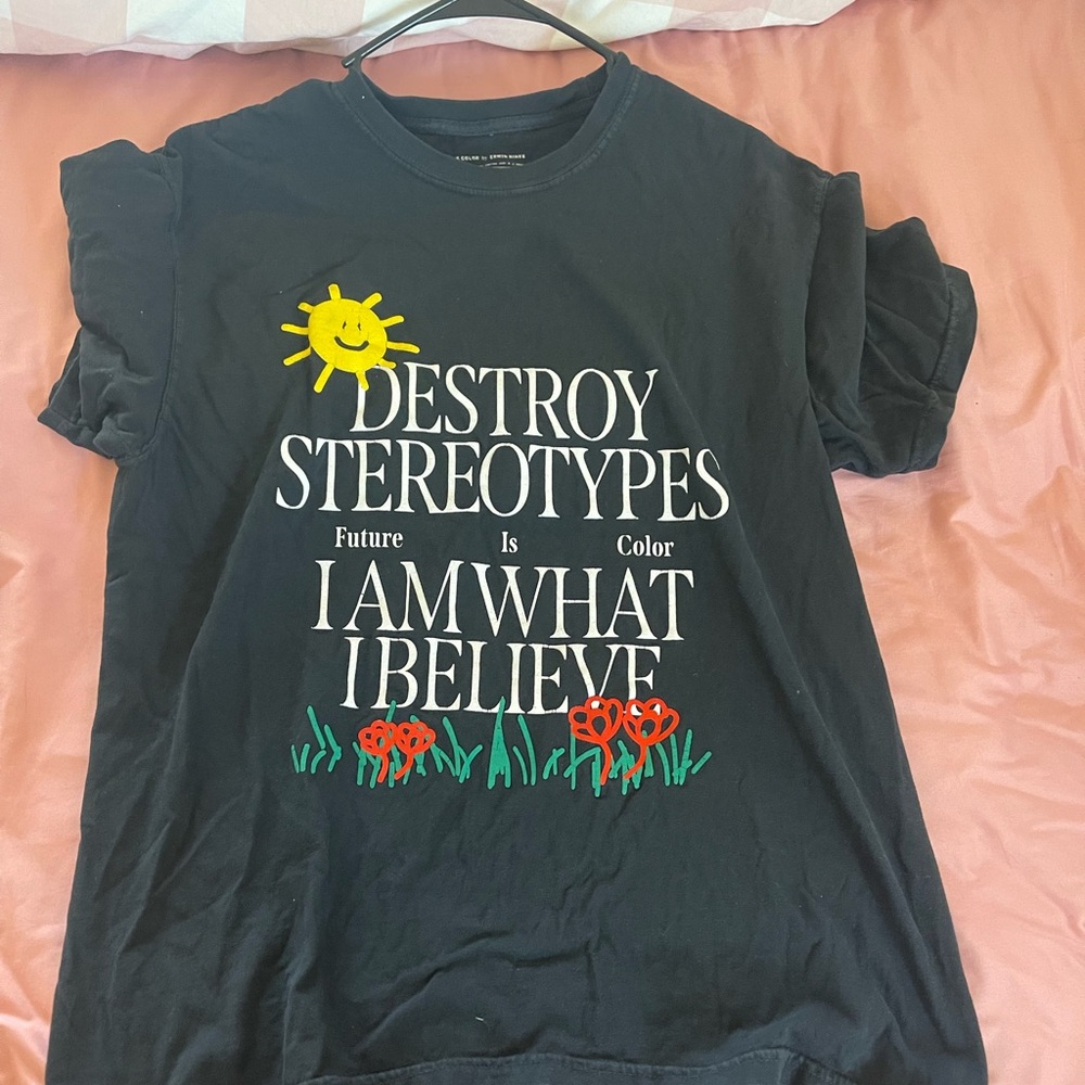 Future is color by Erwin Hines graphic statement tee